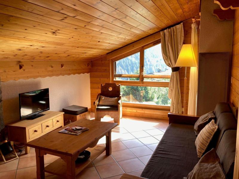 Holiday in mountain resort 2 room apartment cabin 6 people (Albert Ier n°13) - Résidence les Hauts de Chavants - Les Houches - Living room