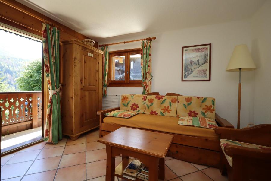 Urlaub in den Bergen 2-Zimmer-Holzhütte für 5 Personen (Berard 01) - Résidence les Hauts de Chavants - Les Houches - Wohnzimmer