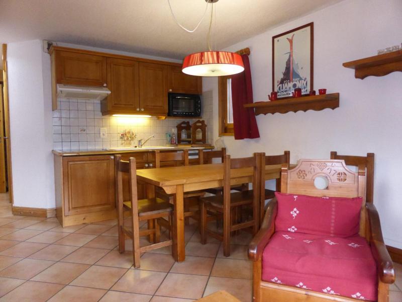 Vacaciones en montaña Apartamento 4 piezas mezzanine para 6 personas (Vallot 03) - Résidence les Hauts de Chavants - Les Houches - Cocina