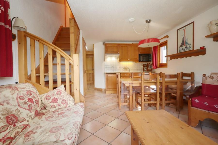 Urlaub in den Bergen Wohnung 4 Mezzanine Zimmer 6 Leute (Vallot 03) - Résidence les Hauts de Chavants - Les Houches - Wohnzimmer