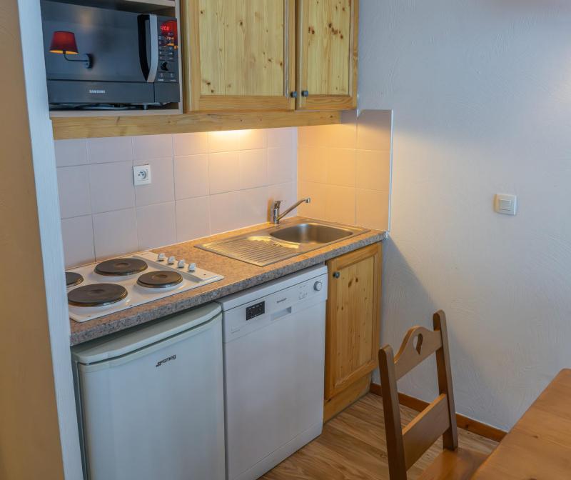 Wakacje w górach Apartament 2 pokojowy z alkową 6 osób (MBC606) - Résidence les Hauts de Préclaux - Les Orres - Kuchnia