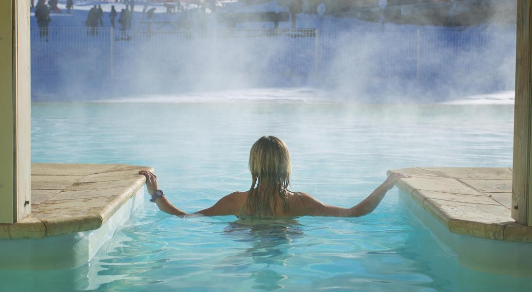 Urlaub in den Bergen Résidence les Hauts de Préclaux - Les Orres - Schwimmbad