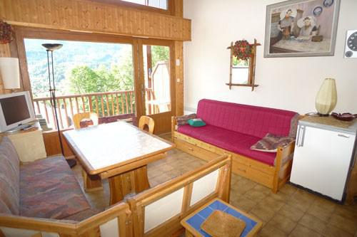 Vacances en montagne Studio mezzanine 6 personnes (3P11) - Résidence les Hauts de Trainant - Samoëns - Séjour