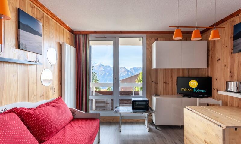 Rent in ski resort 2 room apartment 5 people (Sélection 25m²) - Résidence les Horizons d'Huez - Maeva Home - Alpe d'Huez - Summer outside