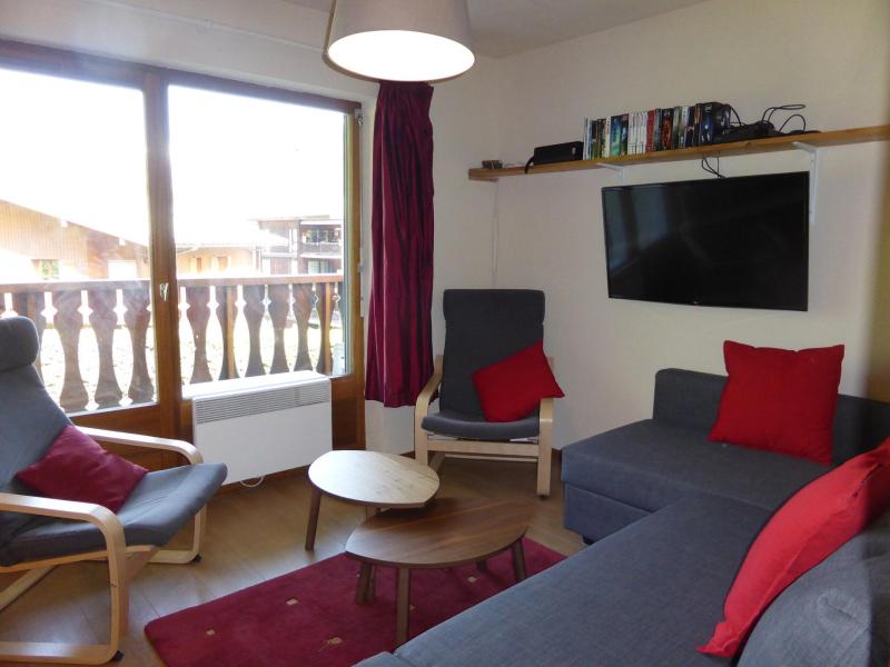 Holiday in mountain resort 2 room apartment 4 people (B23) - Résidence les Houches Village - Les Houches - Living room
