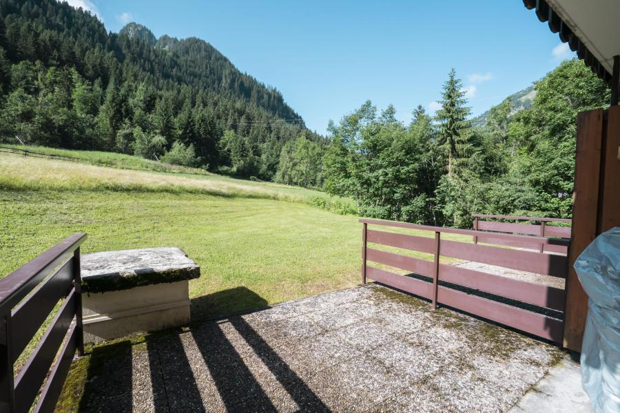 Urlaub in den Bergen 3-Zimmer-Berghütte für 5 Personen (IRI005) - Résidence les Iris - Châtel - Terrasse