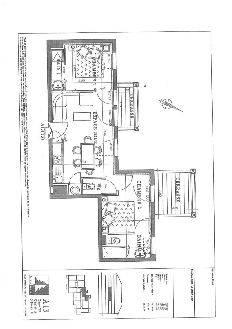 Vacances en montagne Appartement 3 pièces 6 personnes (BA13) - Résidence les Jardins Alpins - Morillon