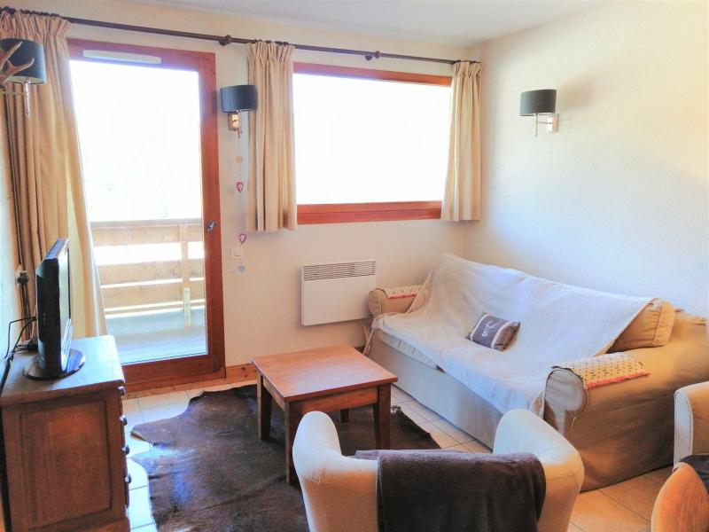 Vakantie in de bergen Appartement 2 kamers 4 personen (JABA04) - Résidence les Jardins Alpins - Morillon - Woonkamer