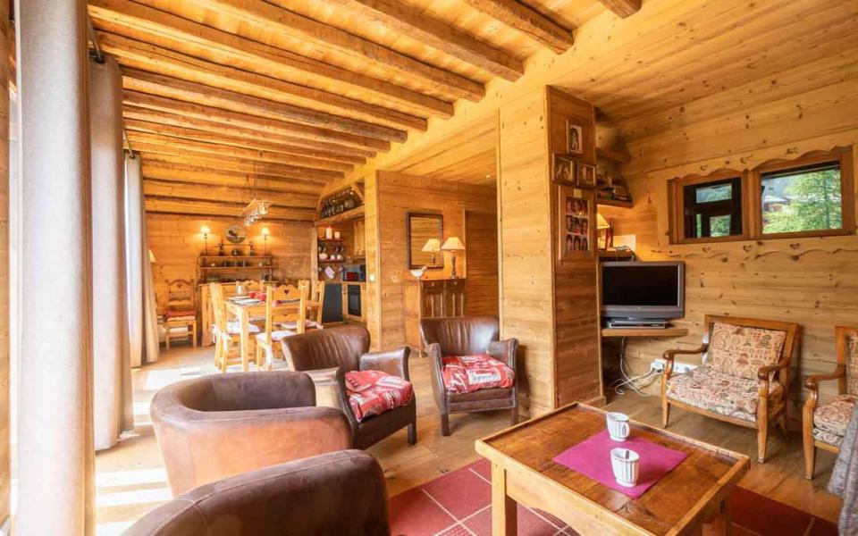 Vakantie in de bergen Appartement 4 kamers 8 personen (GL147) - Résidence les Jardins d'Hiver - Valmorel - Woonkamer