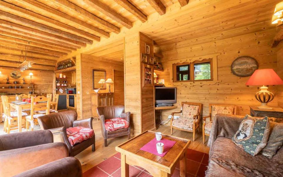 Vakantie in de bergen Appartement 4 kamers 8 personen (GL147) - Résidence les Jardins d'Hiver - Valmorel - Woonkamer