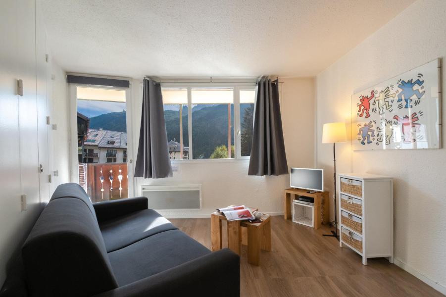 Vakantie in de bergen Appartement 2 kamers 4 personen (Aiguille) - Résidence les Jonquilles - Chamonix - Woonkamer