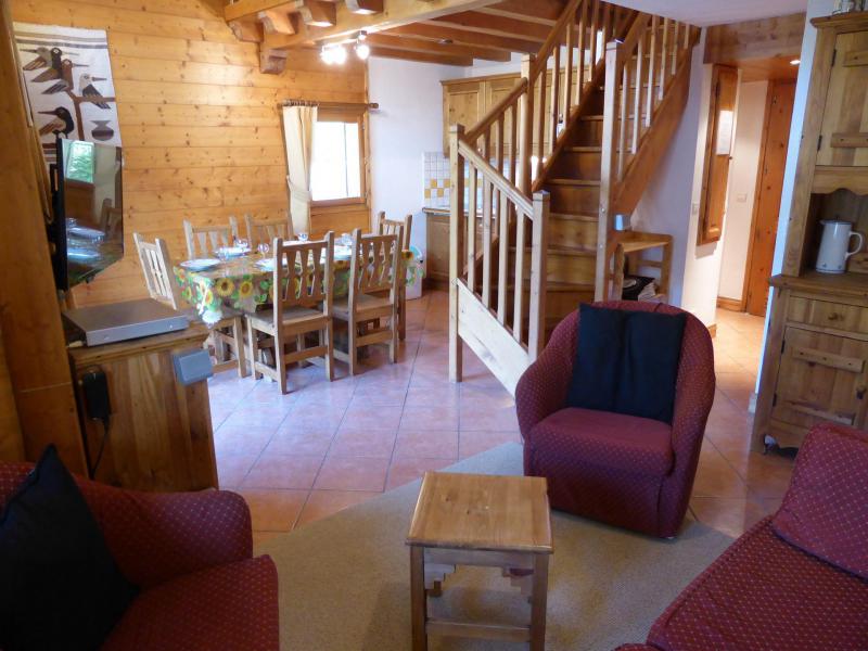 Urlaub in den Bergen 2 Zimmer Maisonettewohnung für 6 Personen (FLOR6) - Résidence les Lapons - Les Contamines-Montjoie - Sitzbank