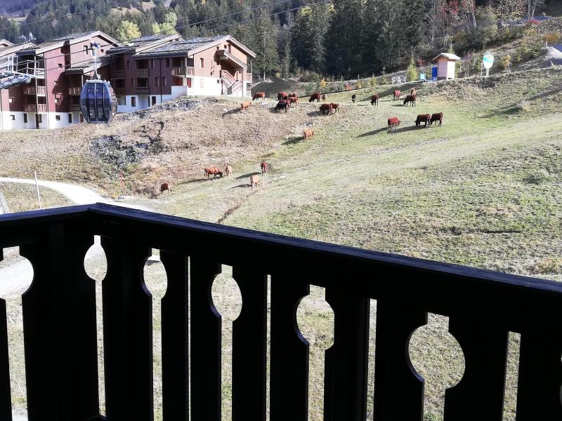 Vacaciones en montaña Apartamento 2 piezas para 5 personas (024) - Résidence les Lauzes - Valmorel - Terraza