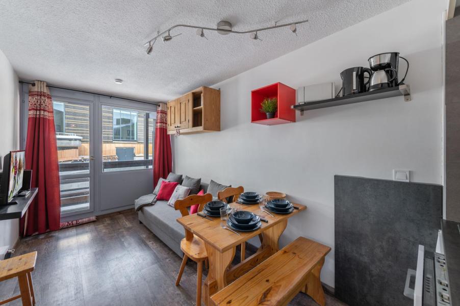 Vakantie in de bergen Studio cabine 4 personen (615) - Résidence les Lauzières - Val Thorens - Woonkamer