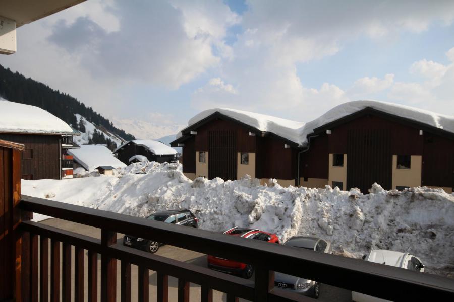 Vacances en montagne Studio coin montagne 4 personnes (210) - Résidence les Mélèzes 2 - Les Saisies - Terrasse