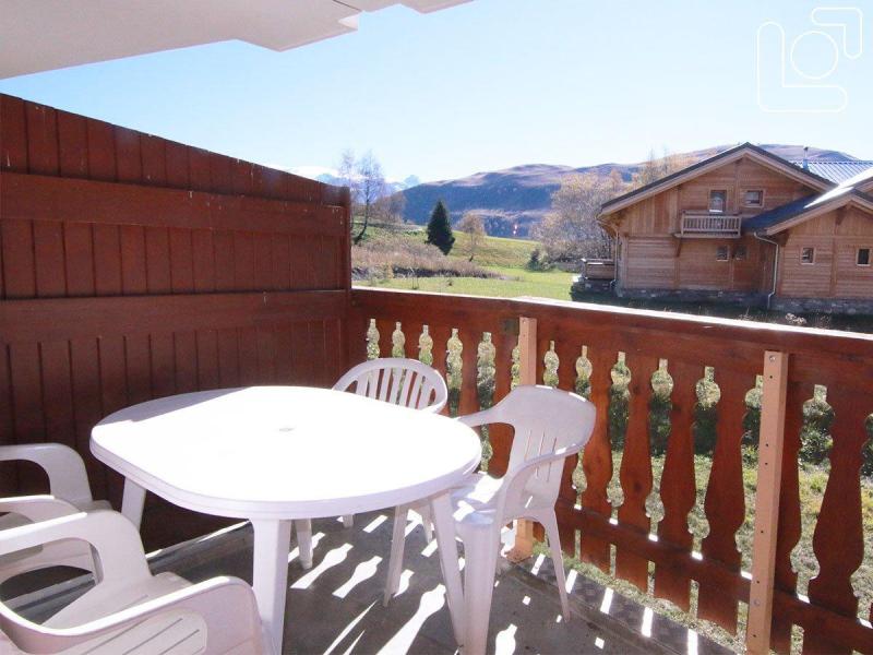 Wakacje w górach Apartament 2 pokojowy 6 osób (129) - Résidence les Mélèzes - Alpe d'Huez - Balkon