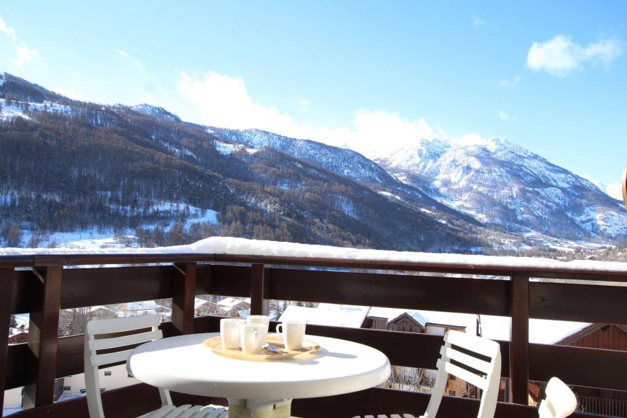 Vacaciones en montaña Apartamento cabina para 4 personas (3432) - Résidence les Mélèzes - Serre Chevalier - Terraza