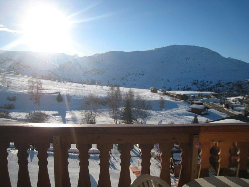 Vacanze in montagna Appartamento 2 stanze per 4 persone (6102) - Résidence les Mélèzes - Alpe d'Huez - Balcone