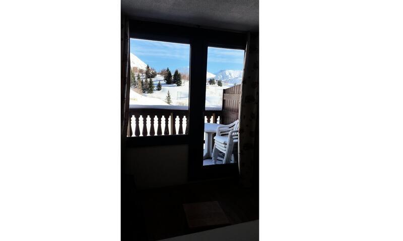 Urlaub in den Bergen 2-Zimmer-Holzhütte für 6 Personen (Confort 40m²) - Résidence les Mélèzes - Maeva Home - Alpe d'Huez - Balkon