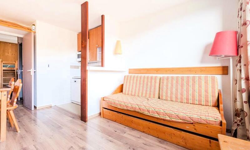Vakantie in de bergen Appartement 2 kabine kamers 6 personen (Confort 40m²) - Résidence les Mélèzes - Maeva Home - Alpe d'Huez - Woonkamer
