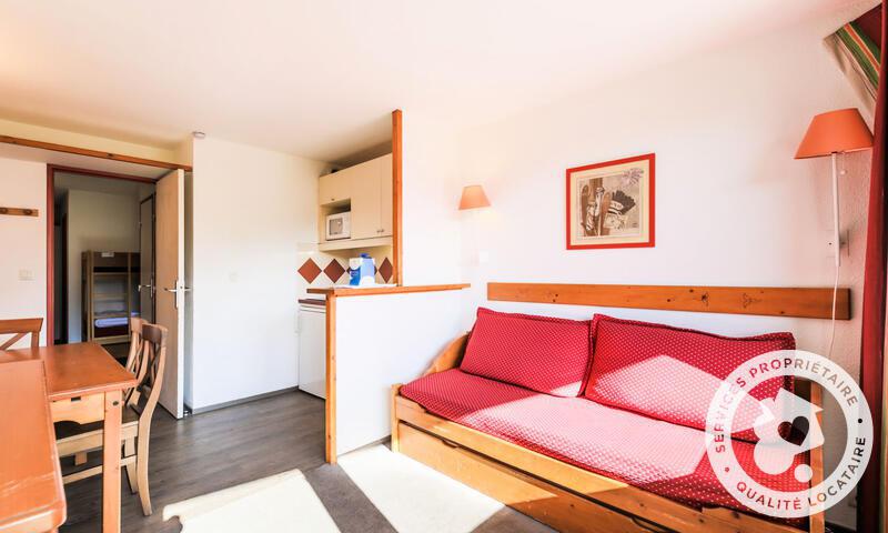 Vakantie in de bergen Appartement 2 kamers 6 personen (25m²) - Résidence les Mélèzes - MH - Alpe d'Huez - Woonkamer