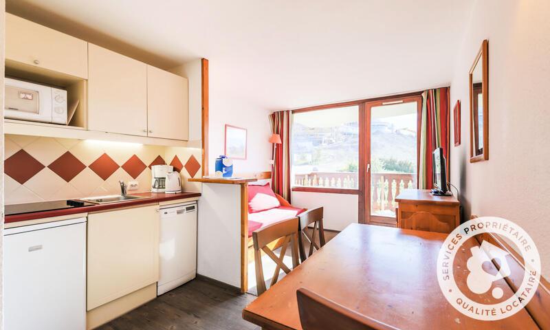 Urlaub in den Bergen 2-Zimmer-Appartment für 6 Personen (25m²) - Résidence les Mélèzes - MH - Alpe d'Huez - Kochnische