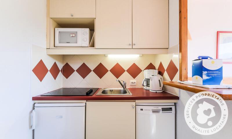 Location au ski Appartement 2 pièces 6 personnes (25m²) - Résidence les Mélèzes - MH - Alpe d'Huez - Kitchenette