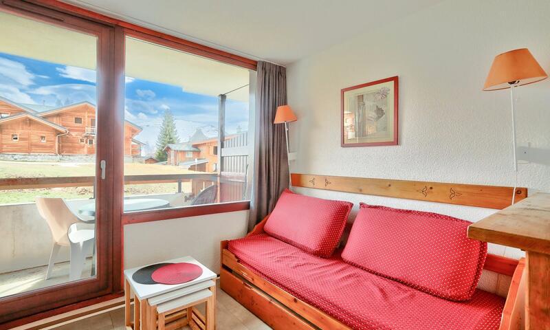 Holiday in mountain resort 2 room apartment 4 people (Sélection 22m²) - Résidence les Mélèzes - MH - Alpe d'Huez - Living room