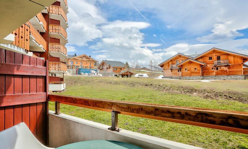 Vacaciones en montaña Apartamento 2 piezas para 4 personas (Sélection 22m²) - Résidence les Mélèzes - MH - Alpe d'Huez - Balcón