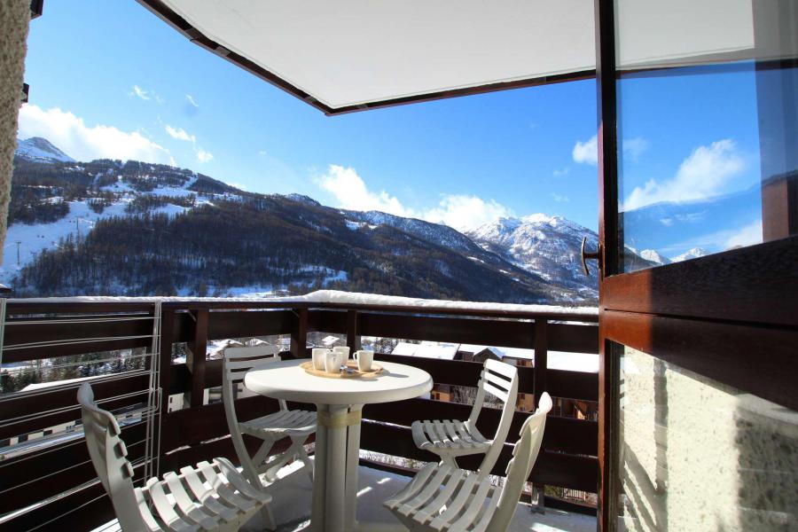 Vakantie in de bergen Studio cabine 4 personen (3432) - Résidence les Mélèzes - Serre Chevalier - Balkon