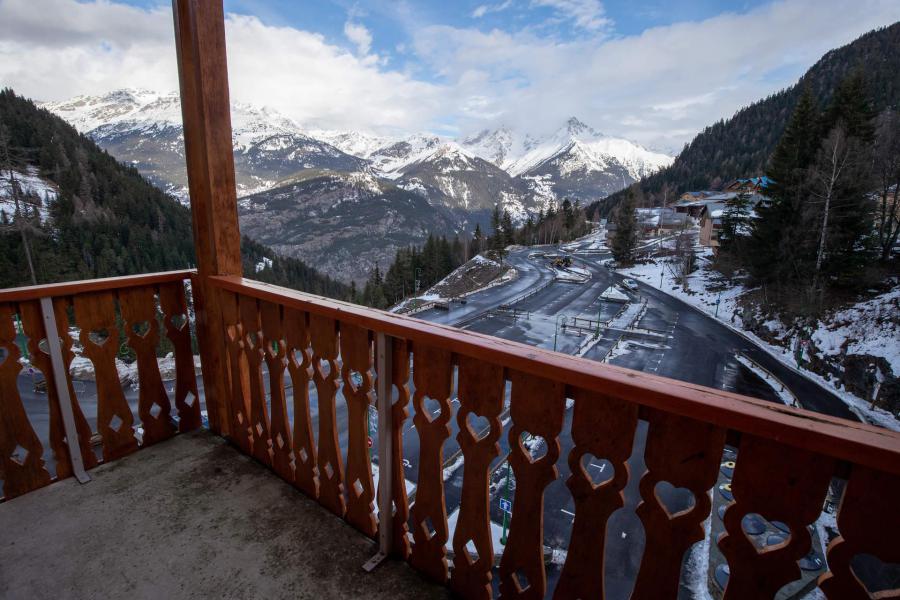 Vacances en montagne Studio 3 personnes (1566) - Résidence les Mélèzets 1 - Valfréjus - Balcon