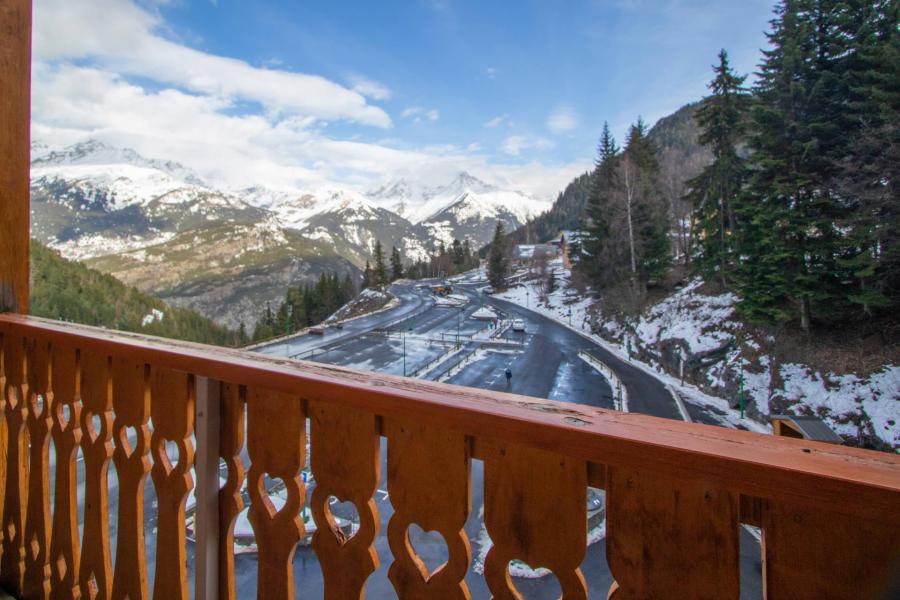 Vakantie in de bergen Studio bergnis 3 personen (1458) - Résidence les Mélèzets 1 - Valfréjus - Balkon