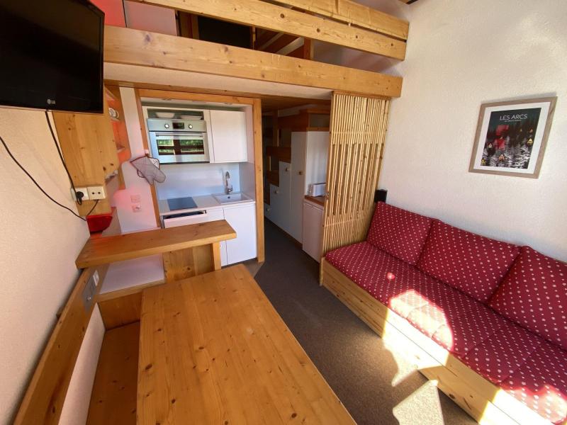 Vakantie in de bergen Studio mezzanine 4 personen (325) - Résidence les Mirantins 3 - Les Arcs - Woonkamer