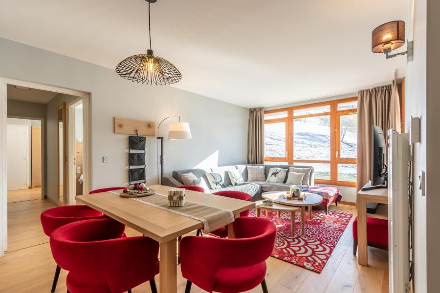 Urlaub in den Bergen 4-Zimmer-Appartment für 6 Personen (717) - Résidence les Monarques - Les Arcs - Wohnzimmer