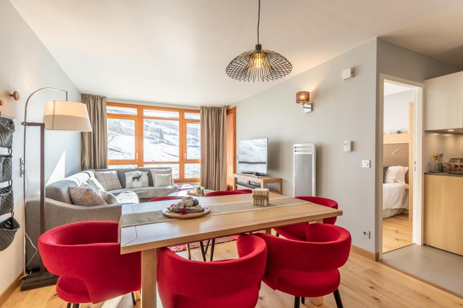 Urlaub in den Bergen 4-Zimmer-Appartment für 6 Personen (717) - Résidence les Monarques - Les Arcs - Wohnzimmer