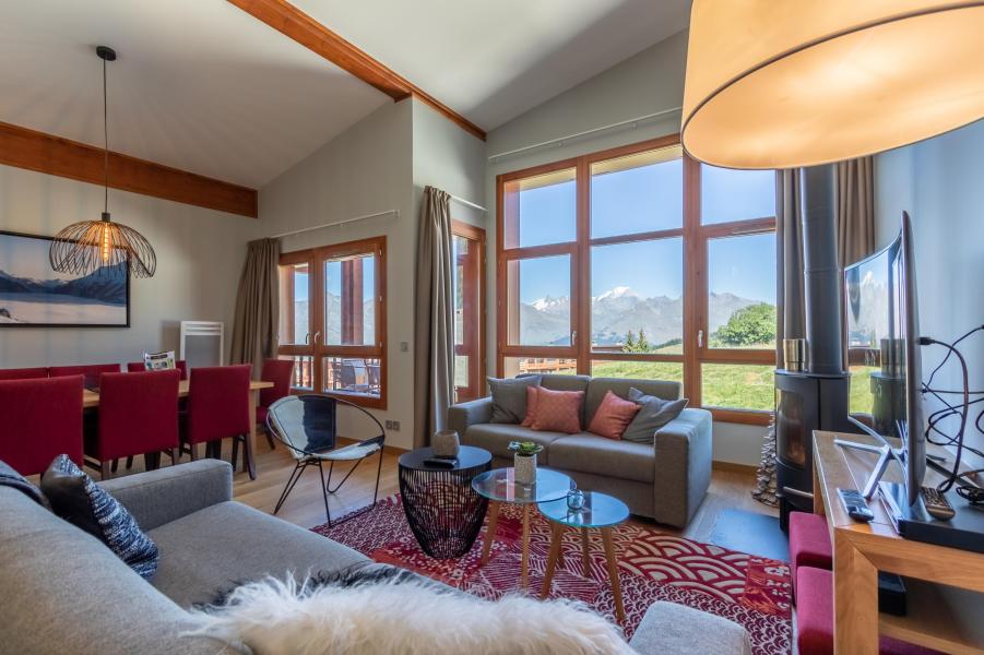 Urlaub in den Bergen 5-Zimmer-Maisonette-Wohnung für 8 Personen (704) - Résidence les Monarques - Les Arcs - Wohnzimmer