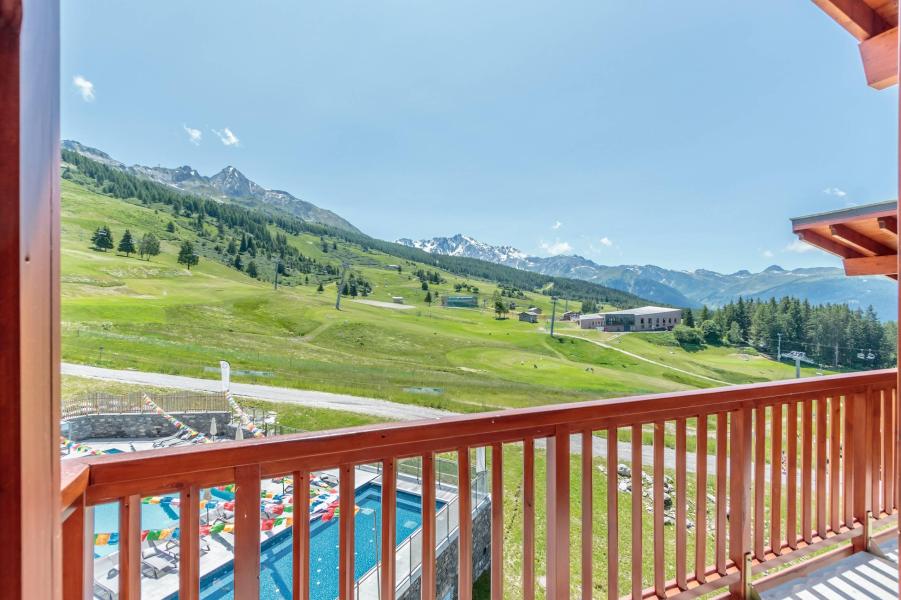 Vacaciones en montaña Apartamento 5 piezas 7-9 personas (501) - Résidence les Monarques - Les Arcs - Balcón