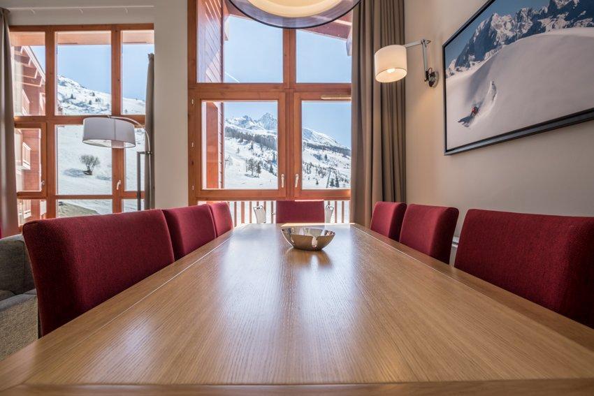 Vakantie in de bergen Appartement 5 kamers 7-9 personen (501) - Résidence les Monarques - Les Arcs - Woonkamer