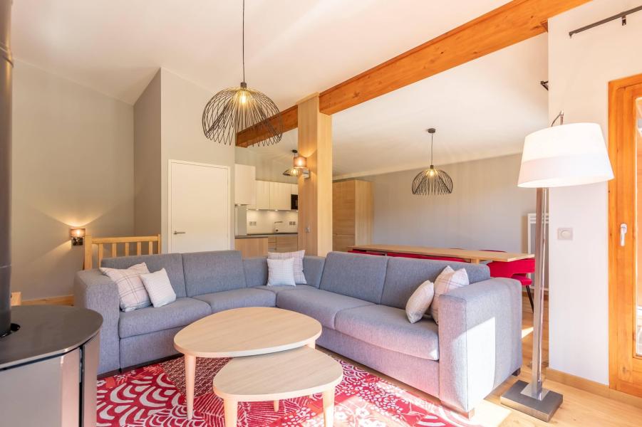 Vakantie in de bergen Appartement 5 kamers 8 personen (1003) - Résidence les Monarques - Les Arcs - Woonkamer