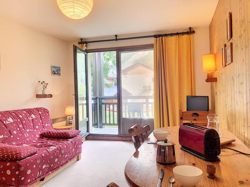 Urlaub in den Bergen Duplex Wohnung 2 Zimmer Kabine 6 Personnen (D18) - Résidence les Murgers - Saint Martin de Belleville - Wohnzimmer