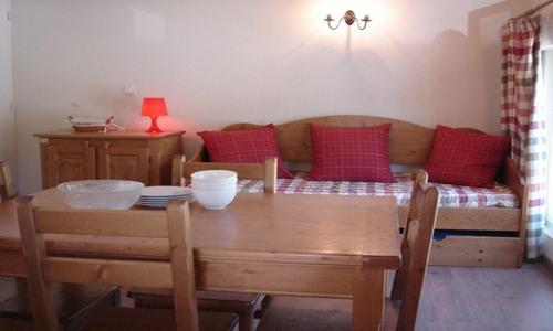 Vacances en montagne Studio coin montagne 2-4 personnes (U002) - Résidence les Myrtilles - Vars - Banquette-lit