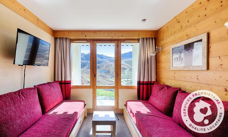 Location au ski Appartement 3 pièces 7 personnes (Prestige 50m²-6) - Résidence les Néreïdes - Maeva Home - La Plagne - Séjour
