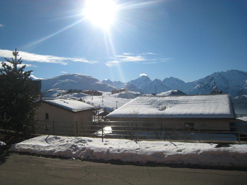 Vacaciones en montaña Estudio para 4 personas (003) - Résidence les Olympiades A - Alpe d'Huez - Balcón