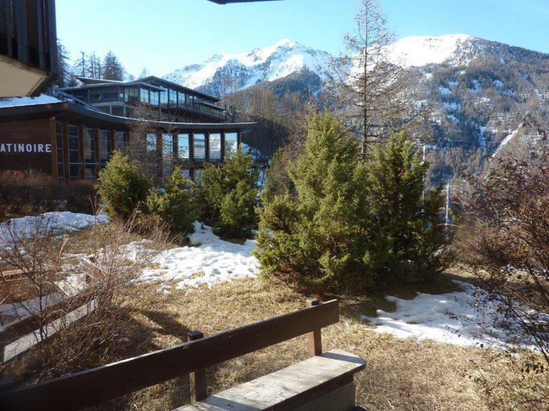 Vacaciones en montaña Estudio -espacio montaña- para 4 personas (227) - Résidence les Orrianes des Forêts - Les Orres - Terraza