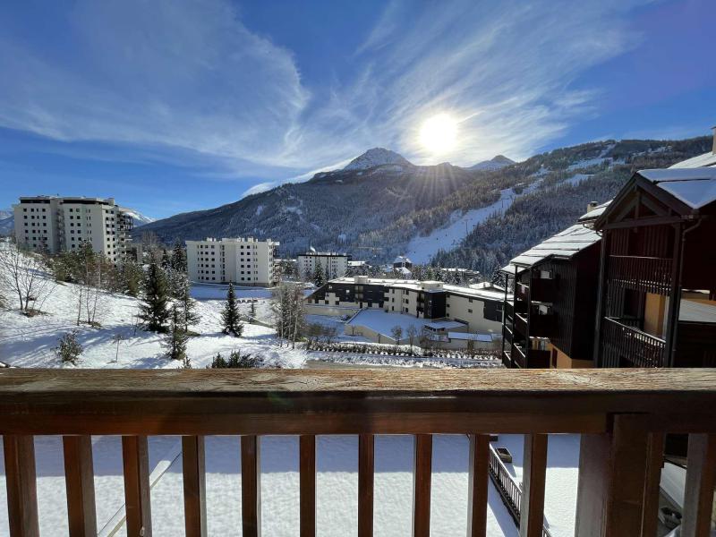 Urlaub in den Bergen 3-Zimmer-Appartment für 6 Personen (406) - Résidence les Peyronilles - Serre Chevalier - Terrasse