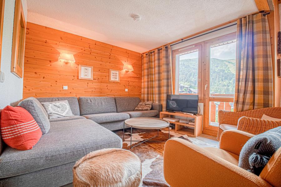 Urlaub in den Bergen 3-Zimmer-Appartment für 7 Personen (055) - Résidence les Pierres Plates - Valmorel - Wohnzimmer