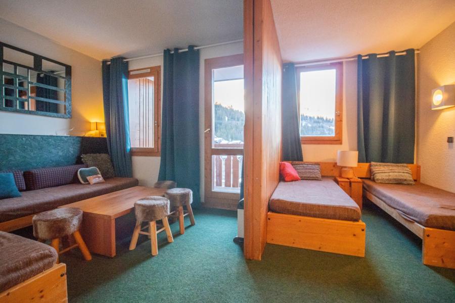 Urlaub in den Bergen Studio für 4 Personen (037) - Résidence les Pierres Plates - Valmorel - Wohnzimmer