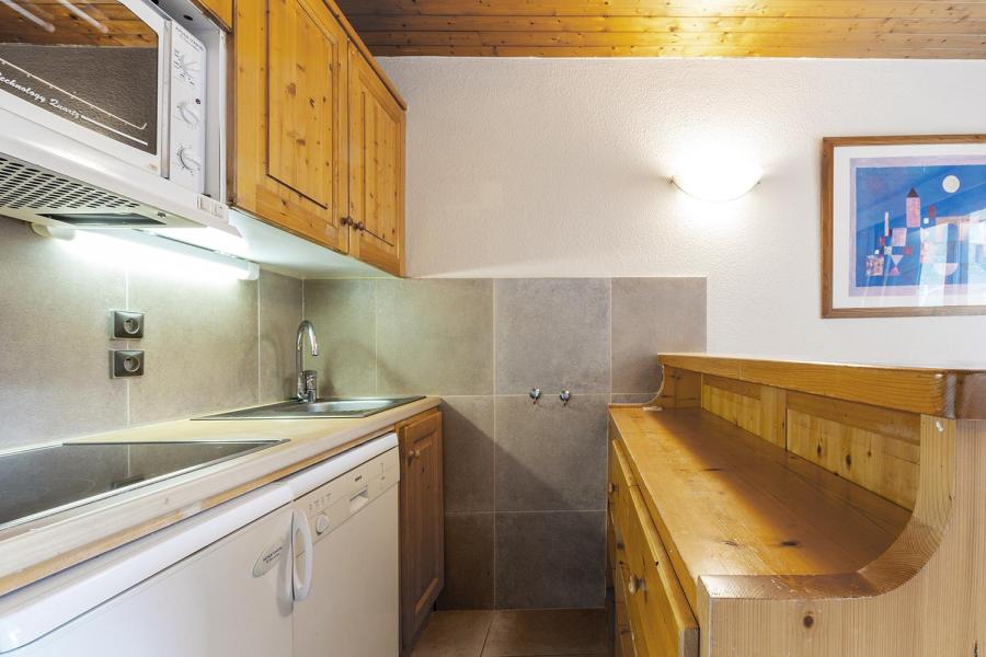 Vacaciones en montaña Apartamento cabina para 4 personas (002) - Résidence les Plattières - Méribel-Mottaret - Kitchenette