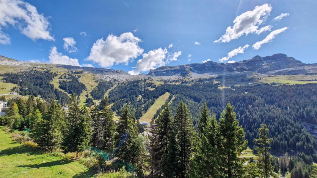 Vacances en montagne Résidence les Pléiades - Flaine - Extérieur été