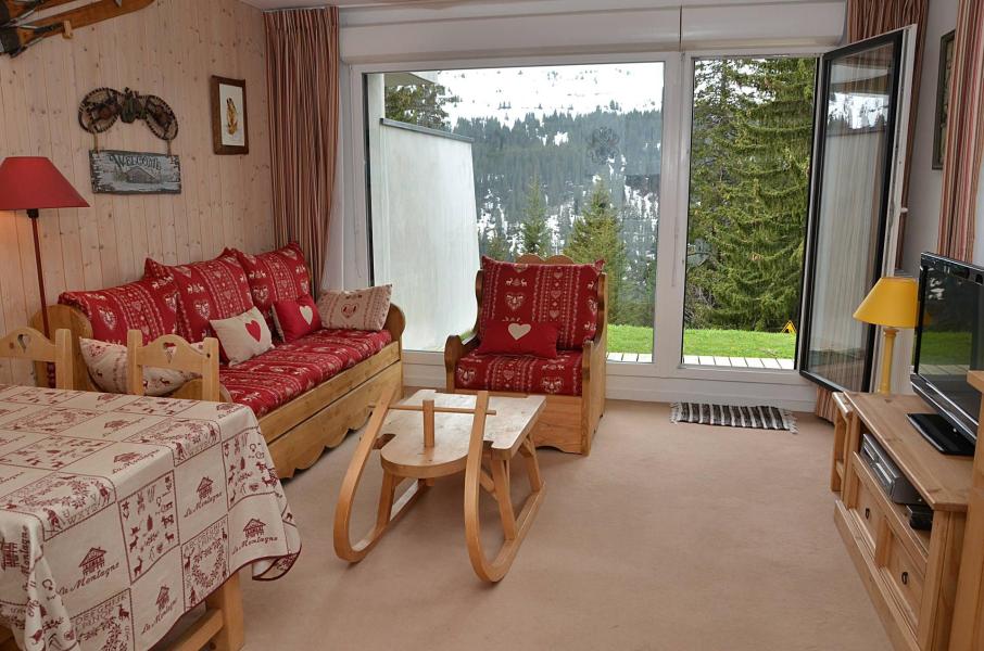 Urlaub in den Bergen 2-Zimmer-Appartment für 6 Personen (01) - Résidence les Pléiades - Flaine - Kleines Wohnzimmer
